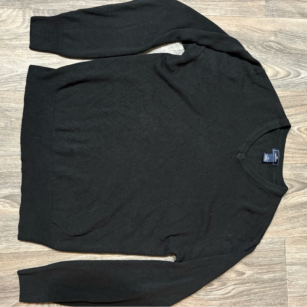 Dockers Men's V-Neck Black Sweater